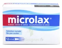 Microlax Sorbitol Citrate Et Laurilsulfoacetate De Sodium S Rect En Récipient Unidose 12récip-unidoses-can/5ml à Saint Leu La Forêt