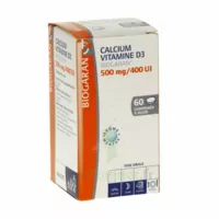 Calcium Vitamine D3 Biogaran 500 Mg/400 Ui, Comprimé à Sucer à Saint Leu La Forêt