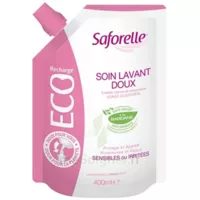 Saforelle Solution Soin Lavant Doux Eco-recharge/400ml à Saint Leu La Forêt