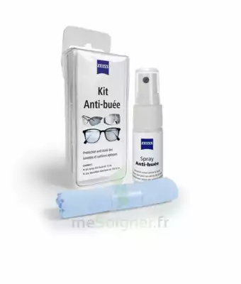 Zeiss Kit Spray Antibuée Fl/15ml + Tissu Microfibres à Saint Leu La Forêt