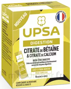 Upsa Citrate De Bétaïne & Citrate De Calcium Poudre 10 Sachets à Saint Leu La Forêt