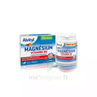 Alvityl Magnésium Vitamine B6 Libération Prolongée Comprimés Lp B/45 à Saint Leu La Forêt