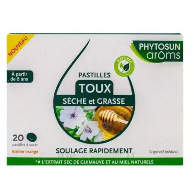 Phytosun Aroms Pastilles Toux B/20 à Saint Leu La Forêt